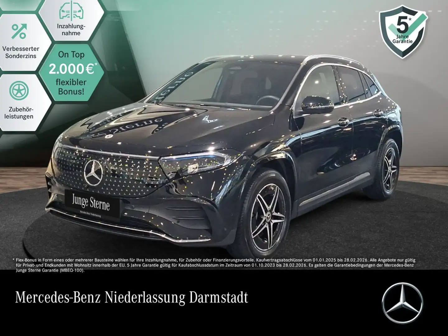 Mercedes-Benz EQA 250 AMG+PREMIUM+360+MEMORY+BURMESTER+HUD+SPUR Negro - 1