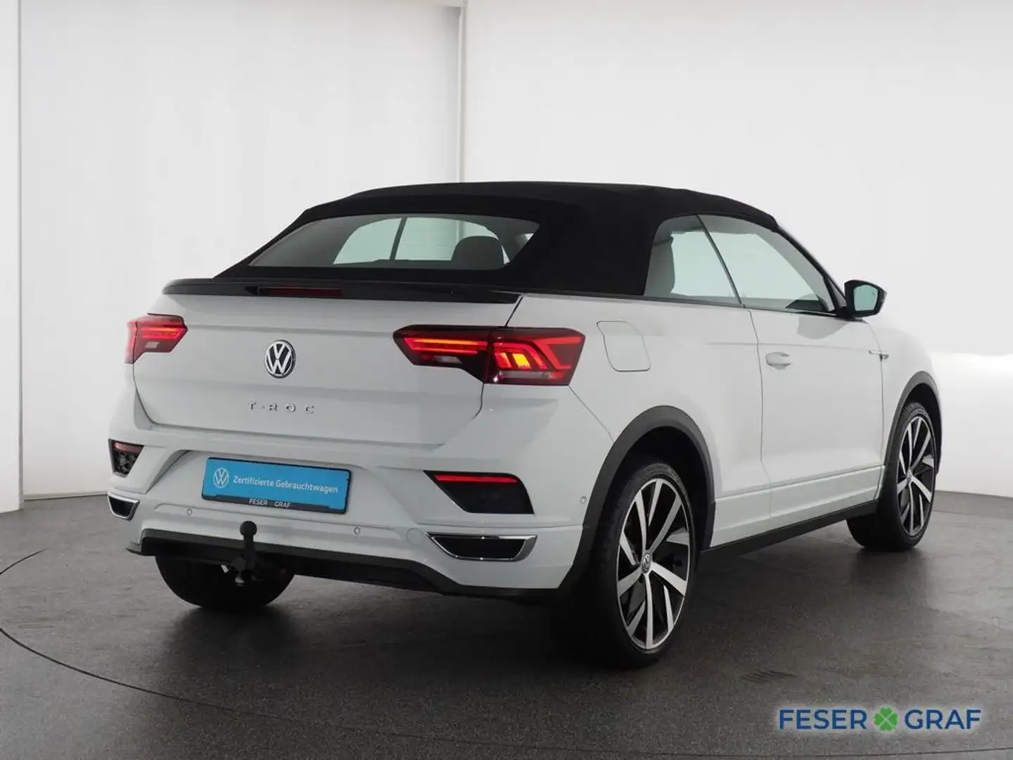Volkswagen T-Roc Cabriolet 1.5 TSI R-Line DSG AHK Leder LED Weiß - 2