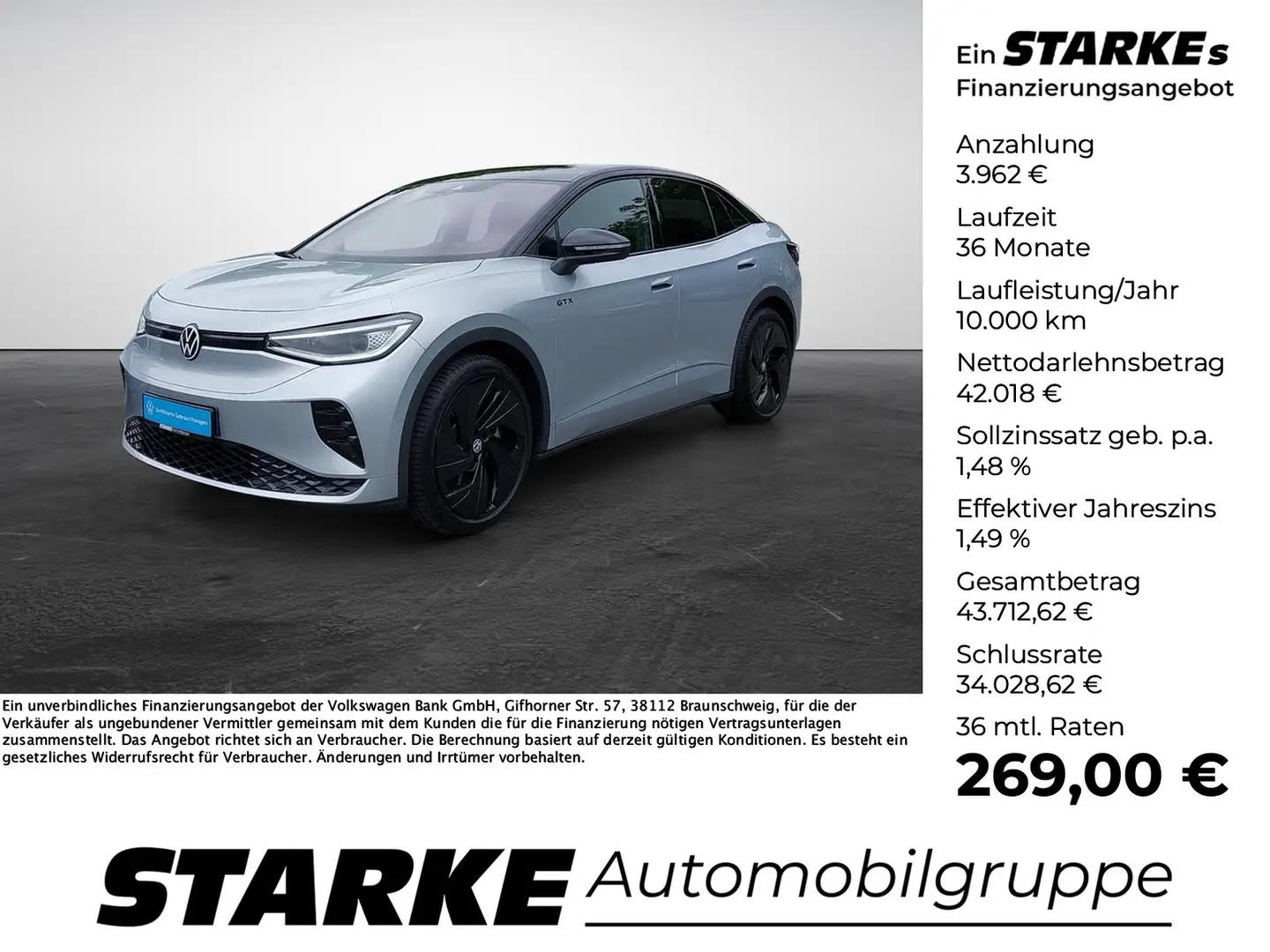 Volkswagen ID.5 GTX 4M Silber - 1