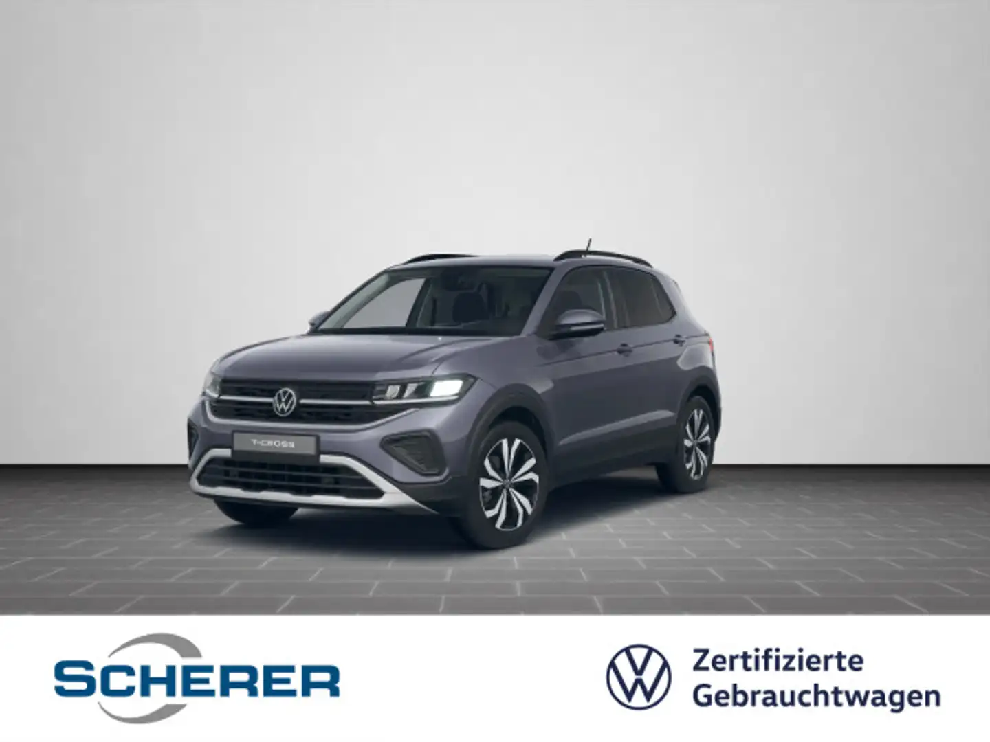 Volkswagen T-Cross Life 1.0 TSI DSG | 17" in Schwarz | abge Grau - 1