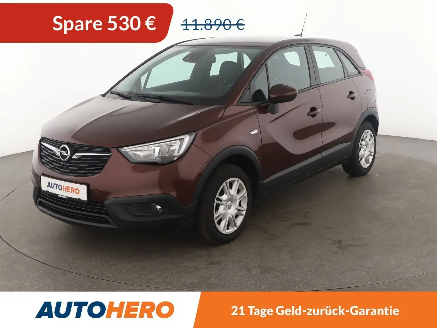 Opel Crossland X 1.2 Turbo Edition Aut.*NAVI*TEMPO*PDC*SHZ* Braun - 1