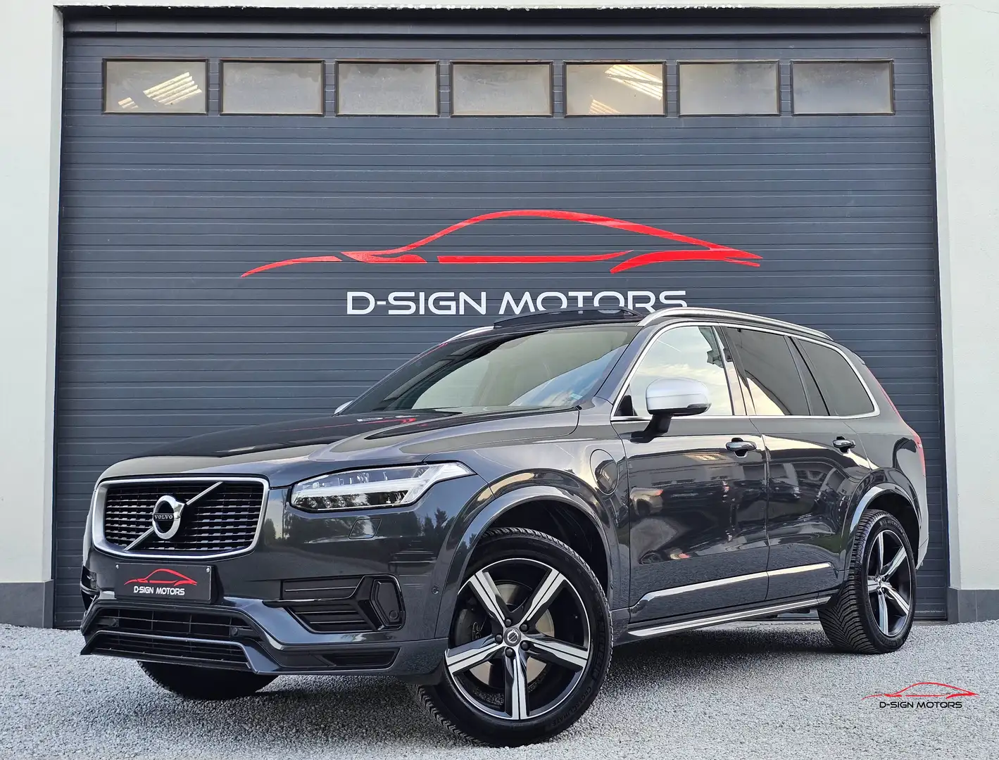 Volvo XC90 2.0 T8 4WD (408ch) 7 PL R-DESIGN 2016 154.799km !! Gris - 1