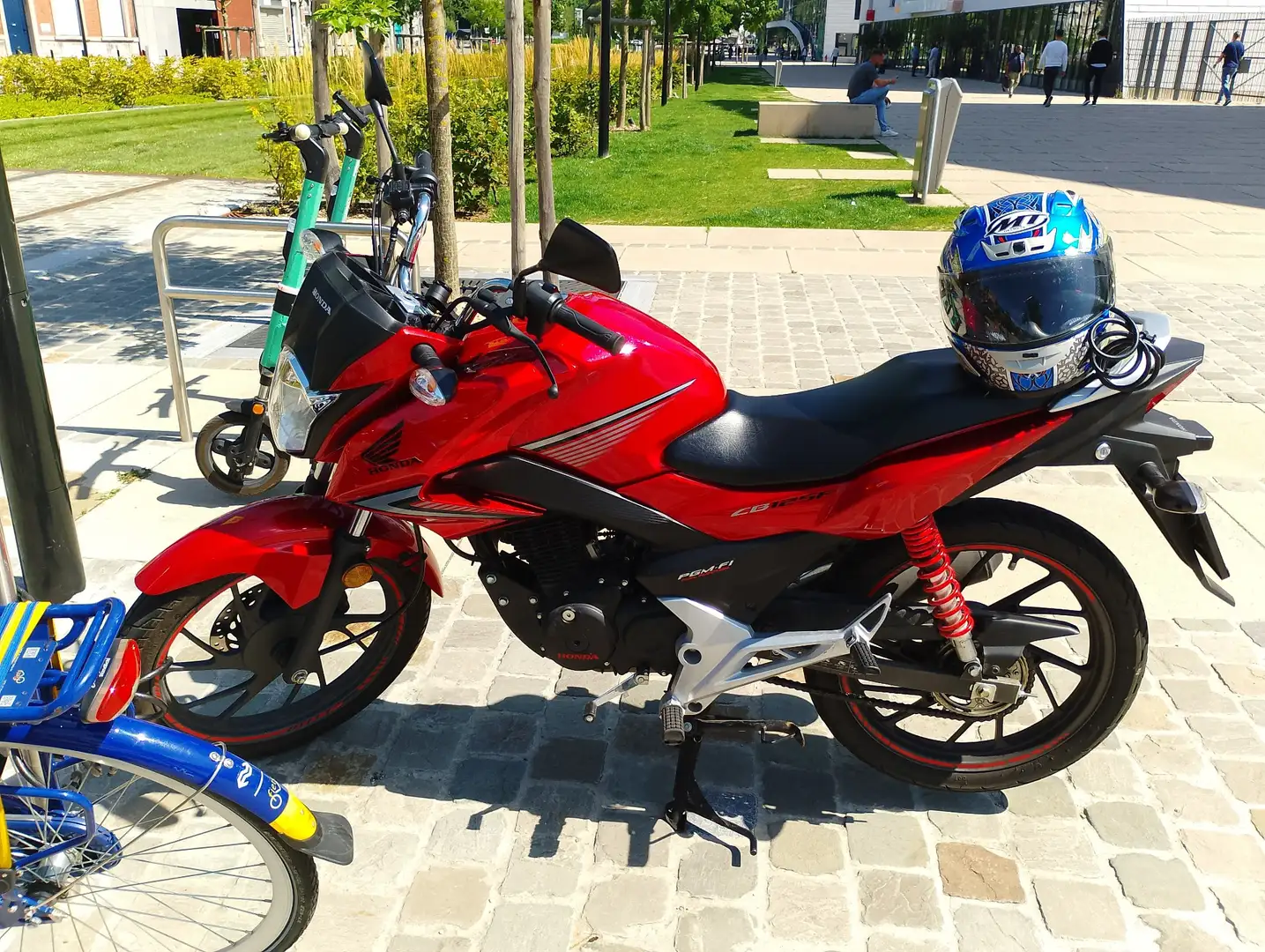 Honda CBF 125 ABS Rouge - 1