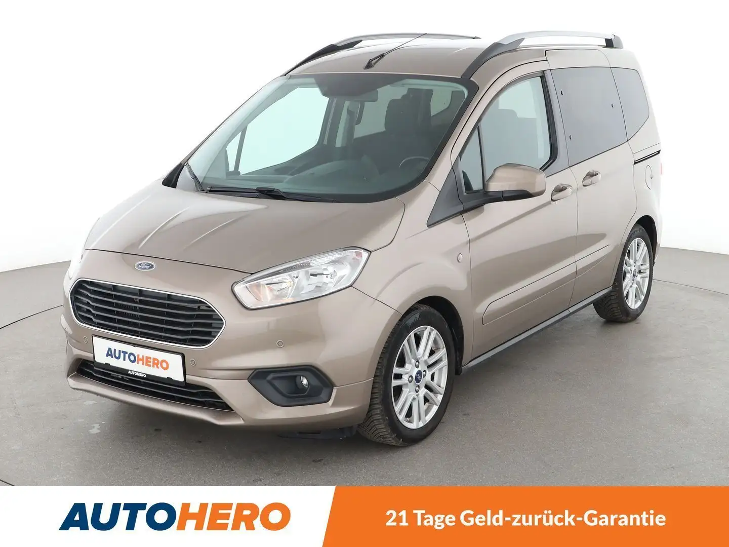 Ford Tourneo Courier 1.0 EcoBoost Titanium *NAVI*PDC*SHZ*TEMPO* Auriu - 1