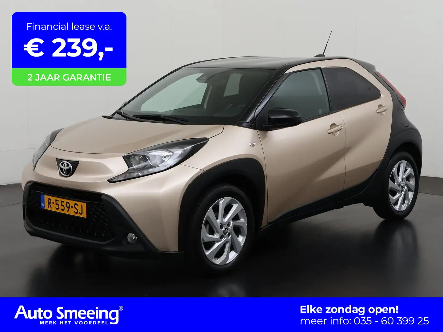 Toyota Aygo X 1.0 VVT-i S-CVT first | 11.000km! | Camera | Stoel Bruin - 1