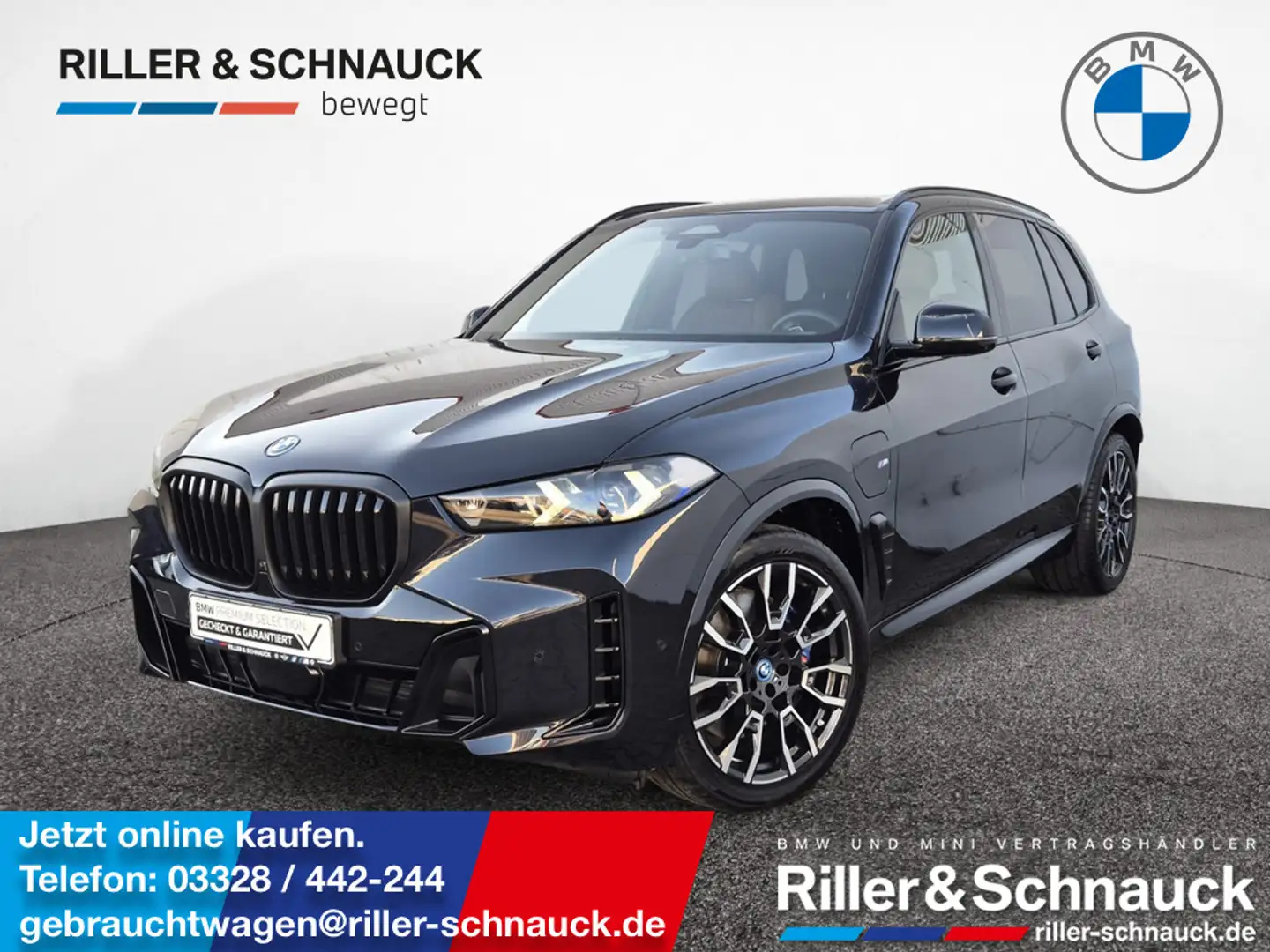 BMW X5 xDr 50e M Sport Pro AHK+PANO+360°KAM+21ZOL Schwarz - 1