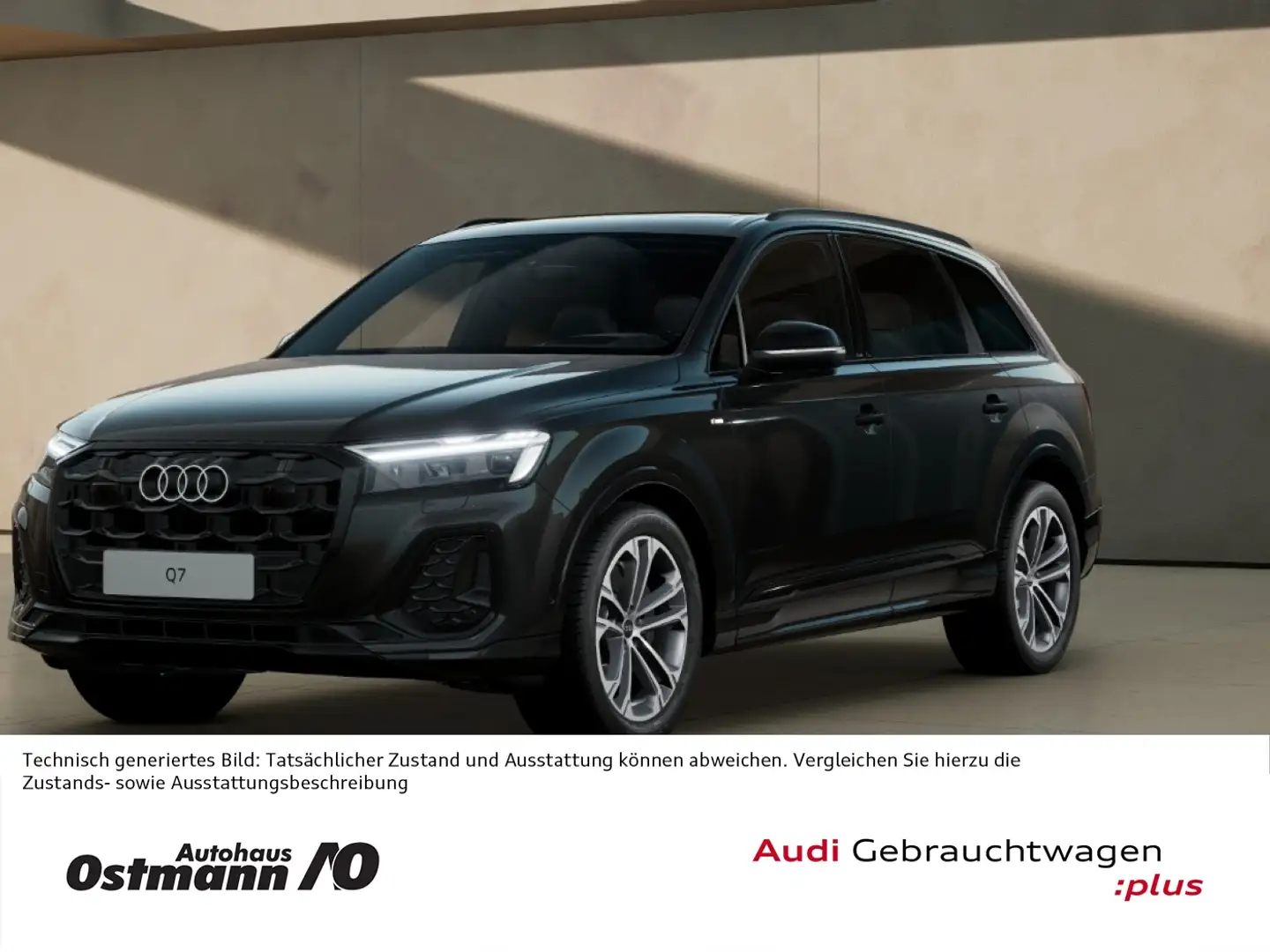 Audi Q7 50 TDI quattro S-Line AHK HUD Pano 360° Matrix Schwarz - 1
