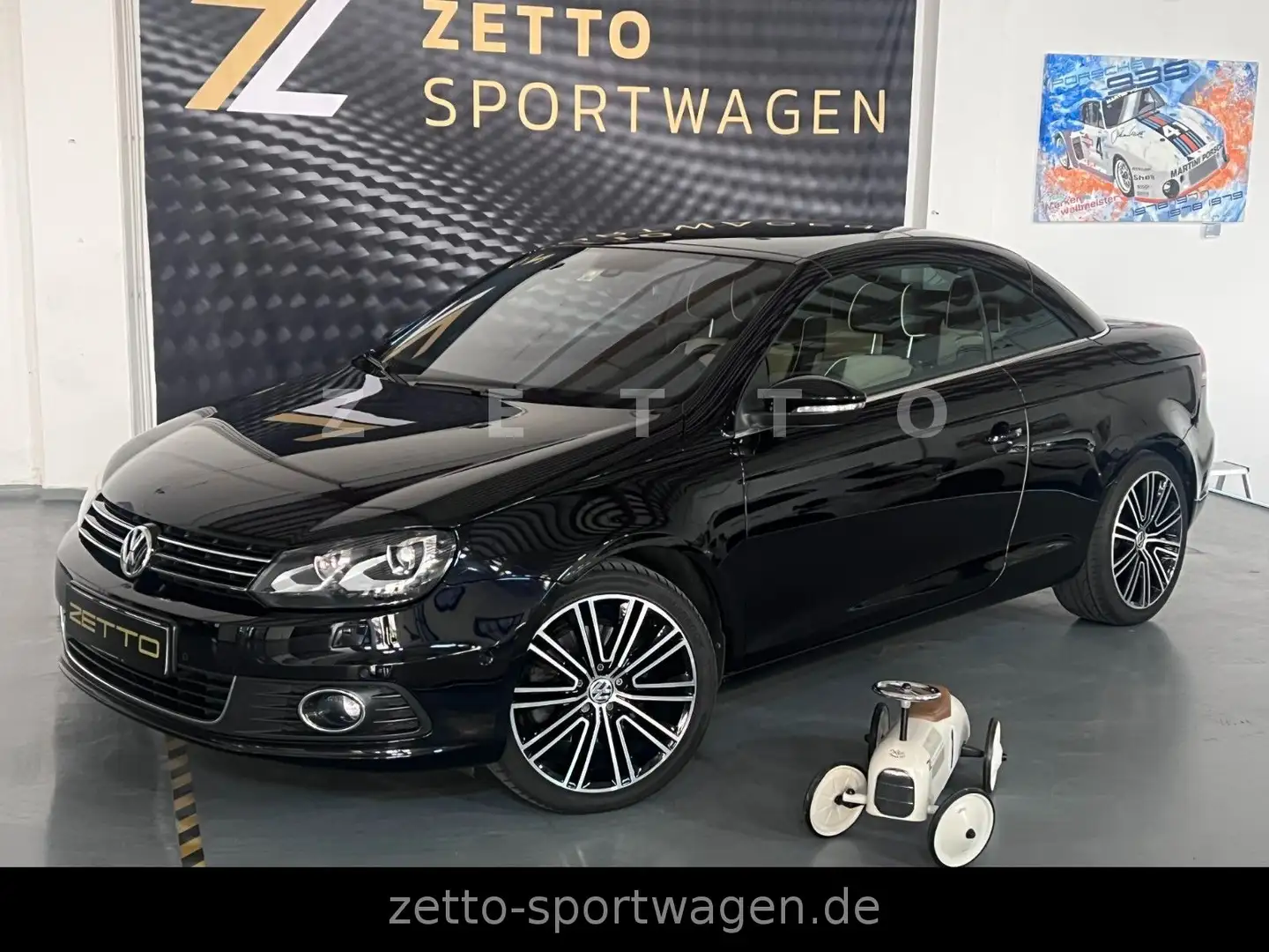 Volkswagen Eos 2.0 |EXCLUSIVE|BUSINESS-PAK.| LEDER NAPPA | Negro - 1