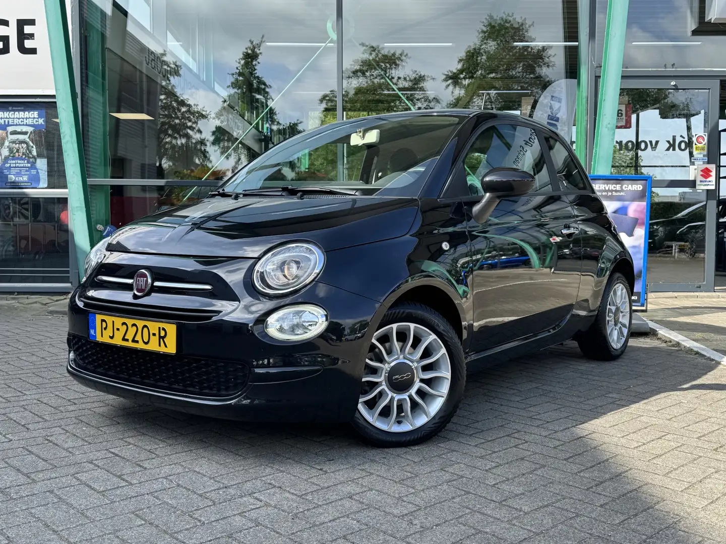 Fiat 500 0.9 TwinAir Turbo Popstar Automaat 81pk | Airco | Negro - 1