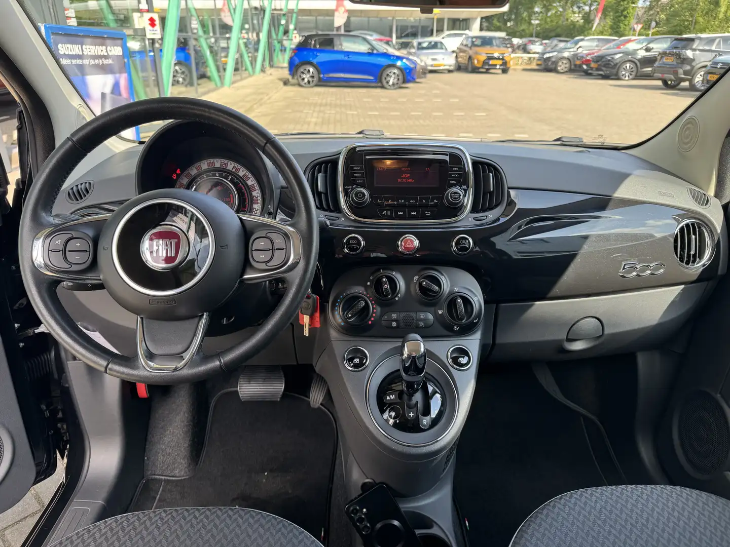 Fiat 500 0.9 TwinAir Turbo Popstar Automaat 81pk | Airco | Negro - 2