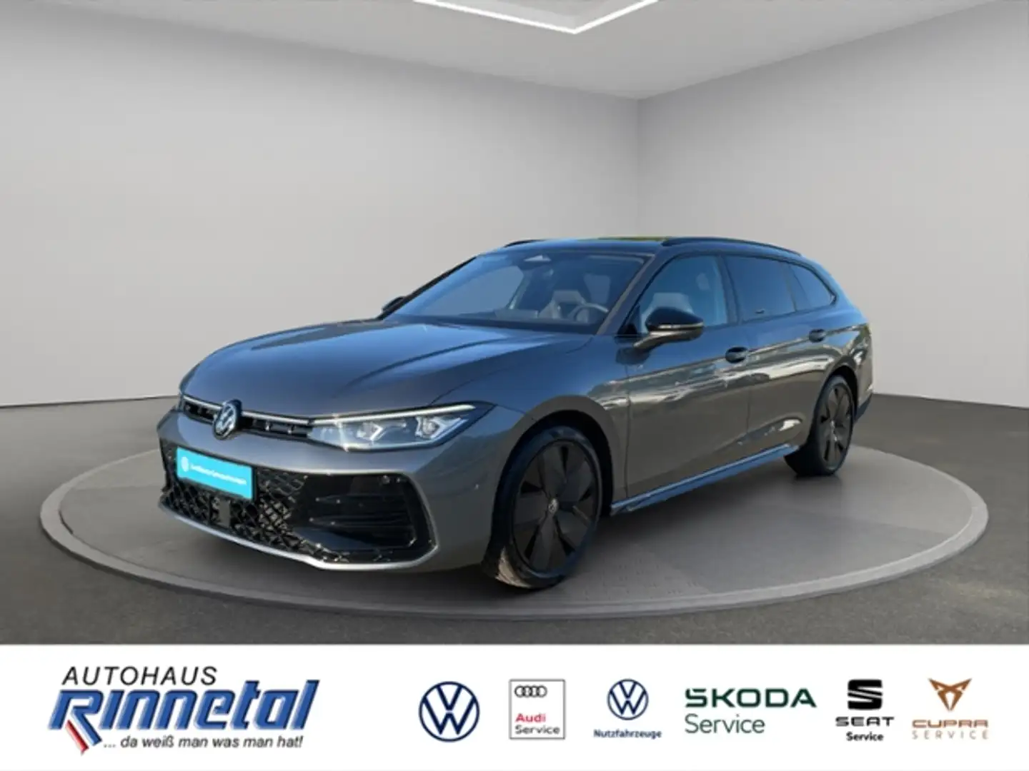 Volkswagen Passat Variant 2.0 TDI DSG R-Line Signature STANDHZG+BEH WSS+MAT Grau - 1