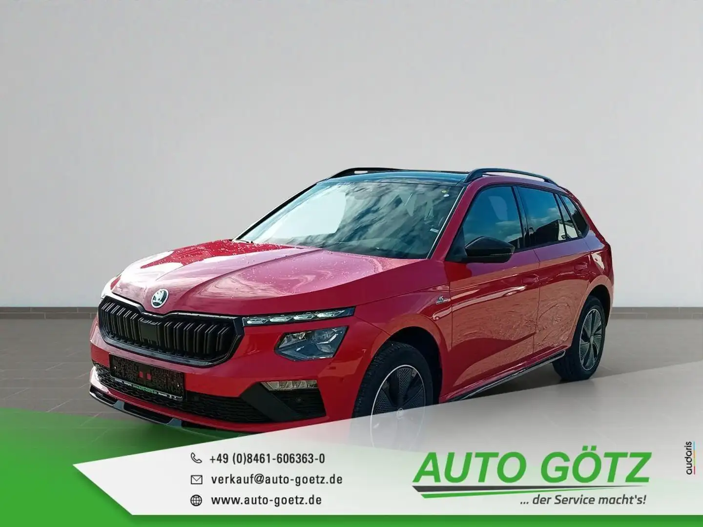 Skoda Kamiq Monte Carlo DSG AHK-Vorb/Navi über SmartLink/Panor Rot - 1