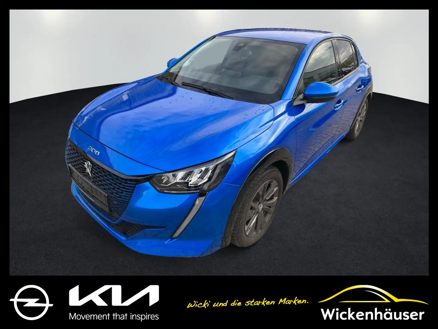 Peugeot 208 e- 136 Allure Pack LED+Kamera+KlimaA+16'' Blau - 1