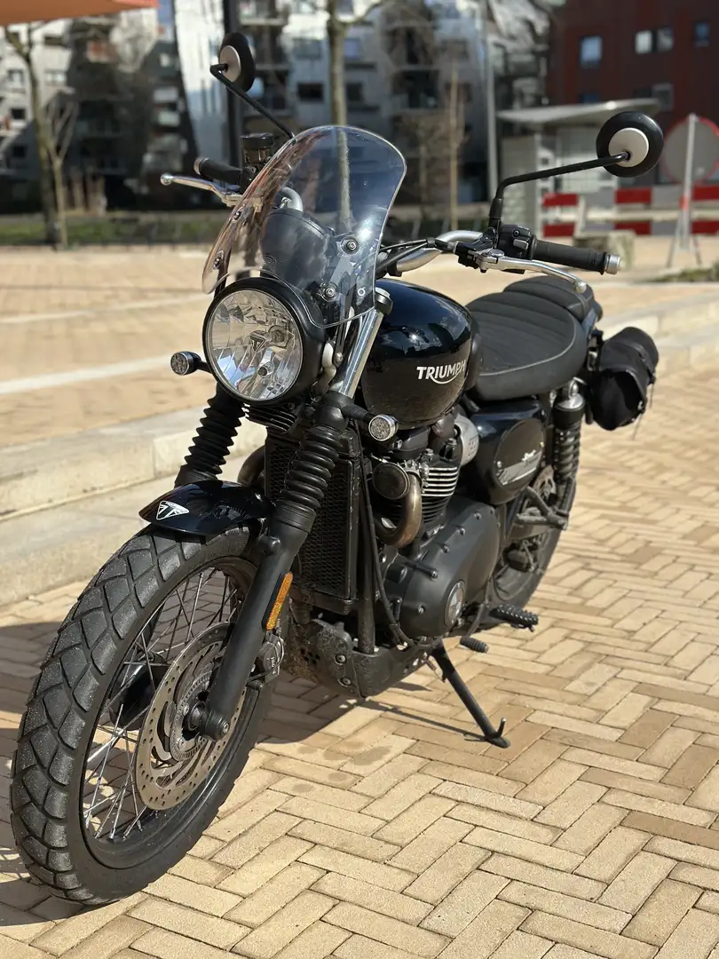 Triumph Street Scrambler Negro - 2