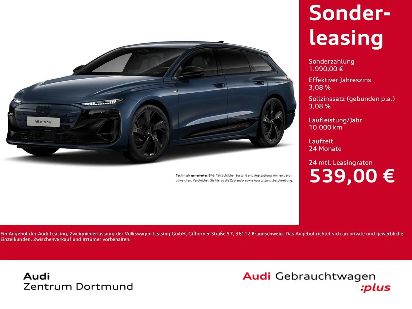 Audi A6 e-tron Avant S LINE WÄRMEPUMPE AHK 360°CAM Blau - 1