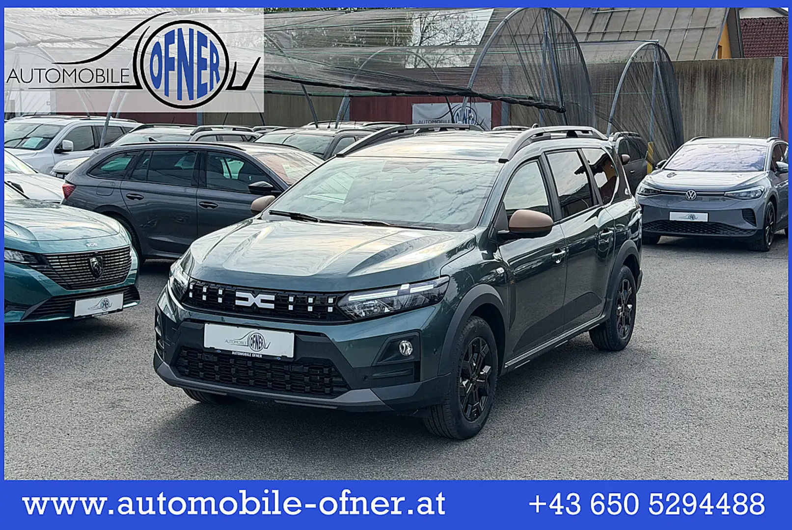 Dacia Jogger Extreme Hybrid 155 Automatik 7-Sitze LED PDC 36... Grün - 1