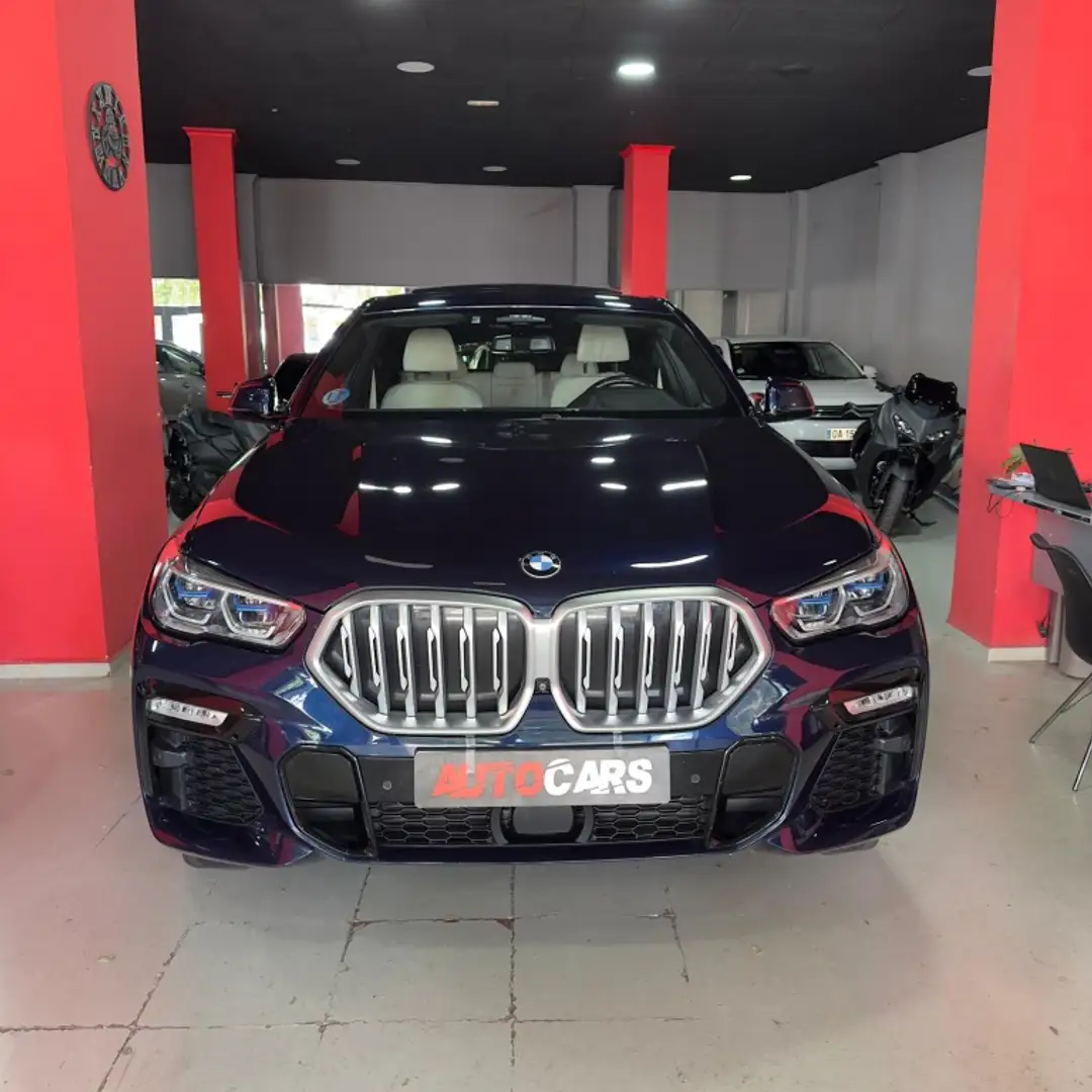 BMW X6 xDrive 30dA Bleu - 2
