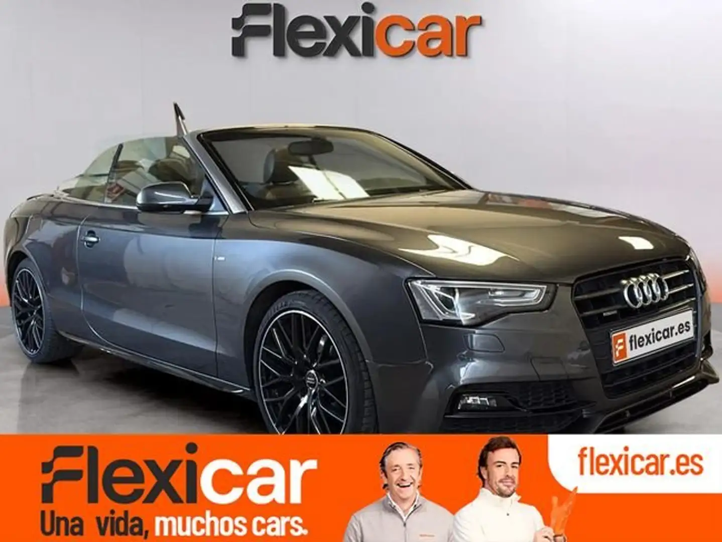 Audi A5 Cabrio 2.0TDI S line edition quattro 190 Gris - 1