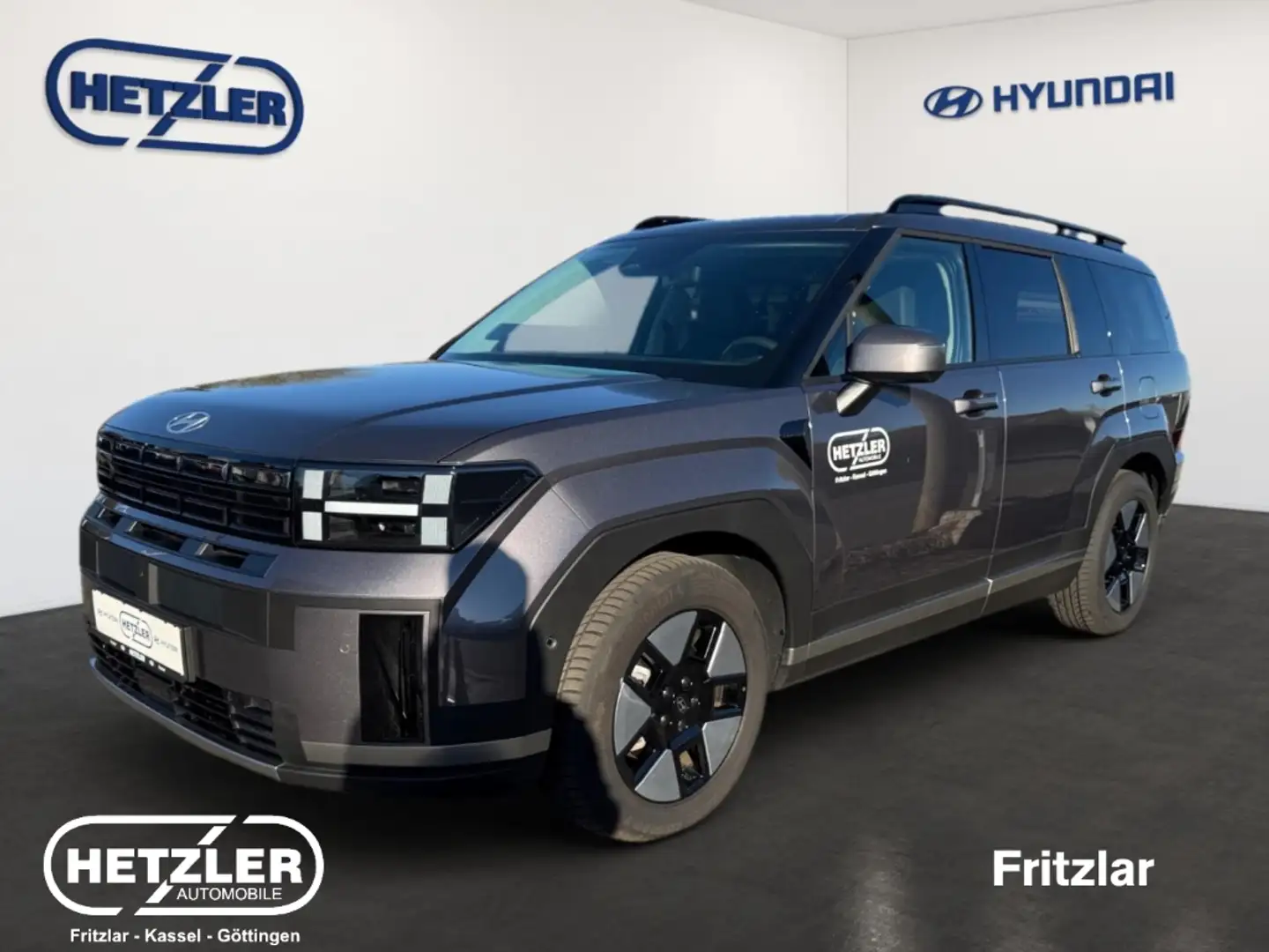 Hyundai SANTA FE 1.6 T-GDI Hybrid 158 kW 4WD Intro EU6e HUD El. Pan Grigio - 1