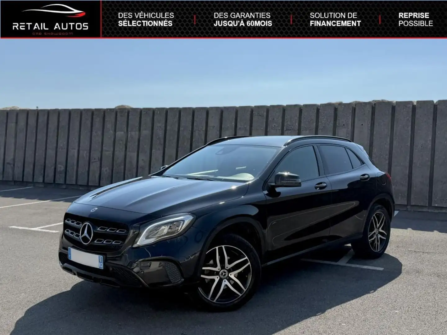 Mercedes-Benz GLA 220 220 d 170ch Sensation 7G-DCT Euro6c Noir - 1