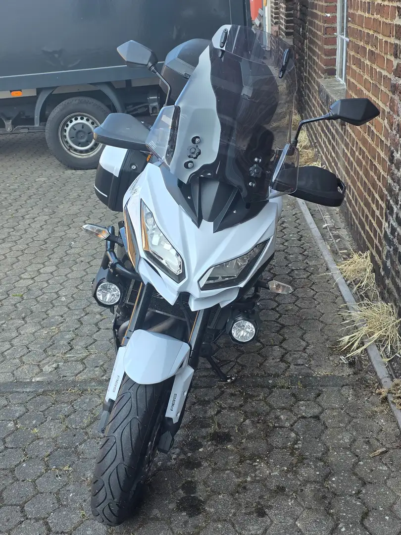 Kawasaki Versys 650 Scheckheft gepflegt sehr viel Zubehör Bílá - 2