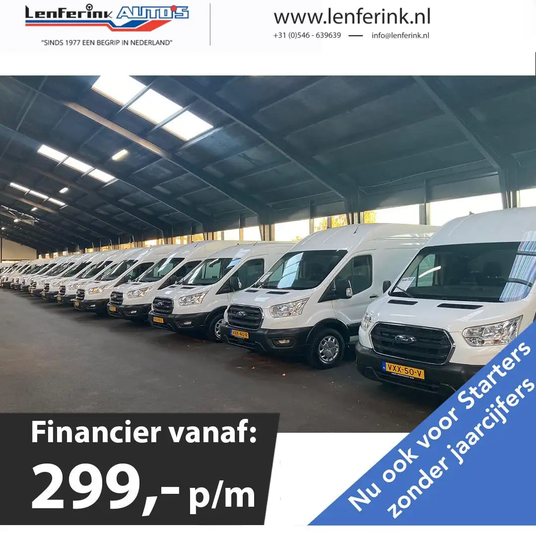 Ford Transit 2.0 TDCI L4H3 Trend 17x v.a 19.900,- ex of 299,- p Blanc - 1