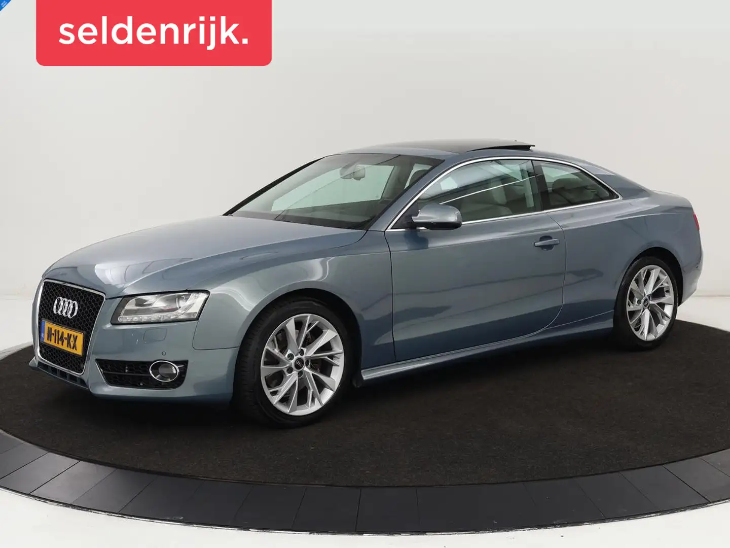 Audi A5 2.0 TFSI Quattro | Panoramadak | Stoelverwarming | Blauw - 1