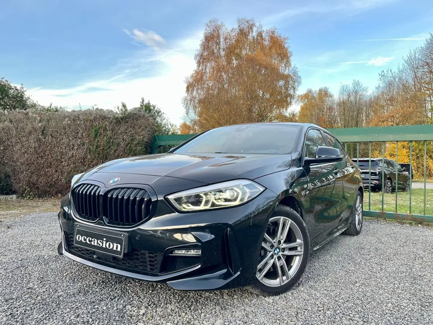 BMW 118 118iA PACK M SHADOW / FULL LED Zwart - 1