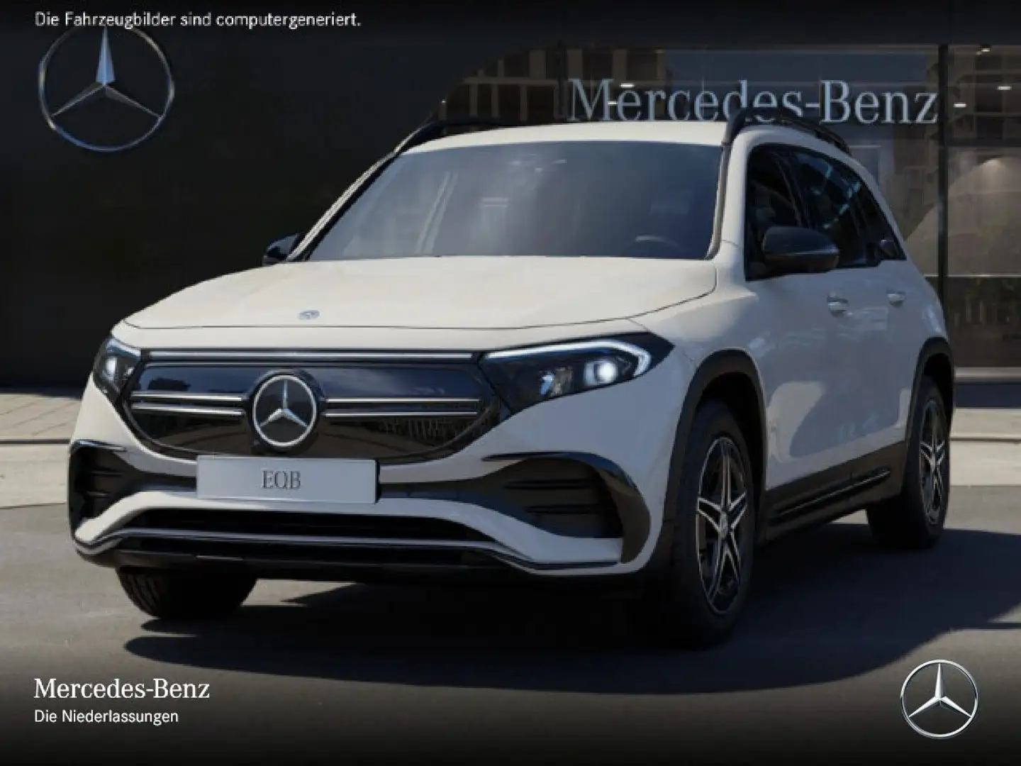 Mercedes-Benz EQB 300 4M AMG+NIGHT+PLUS-PAKET+360+KEYLESS Blanc - 2