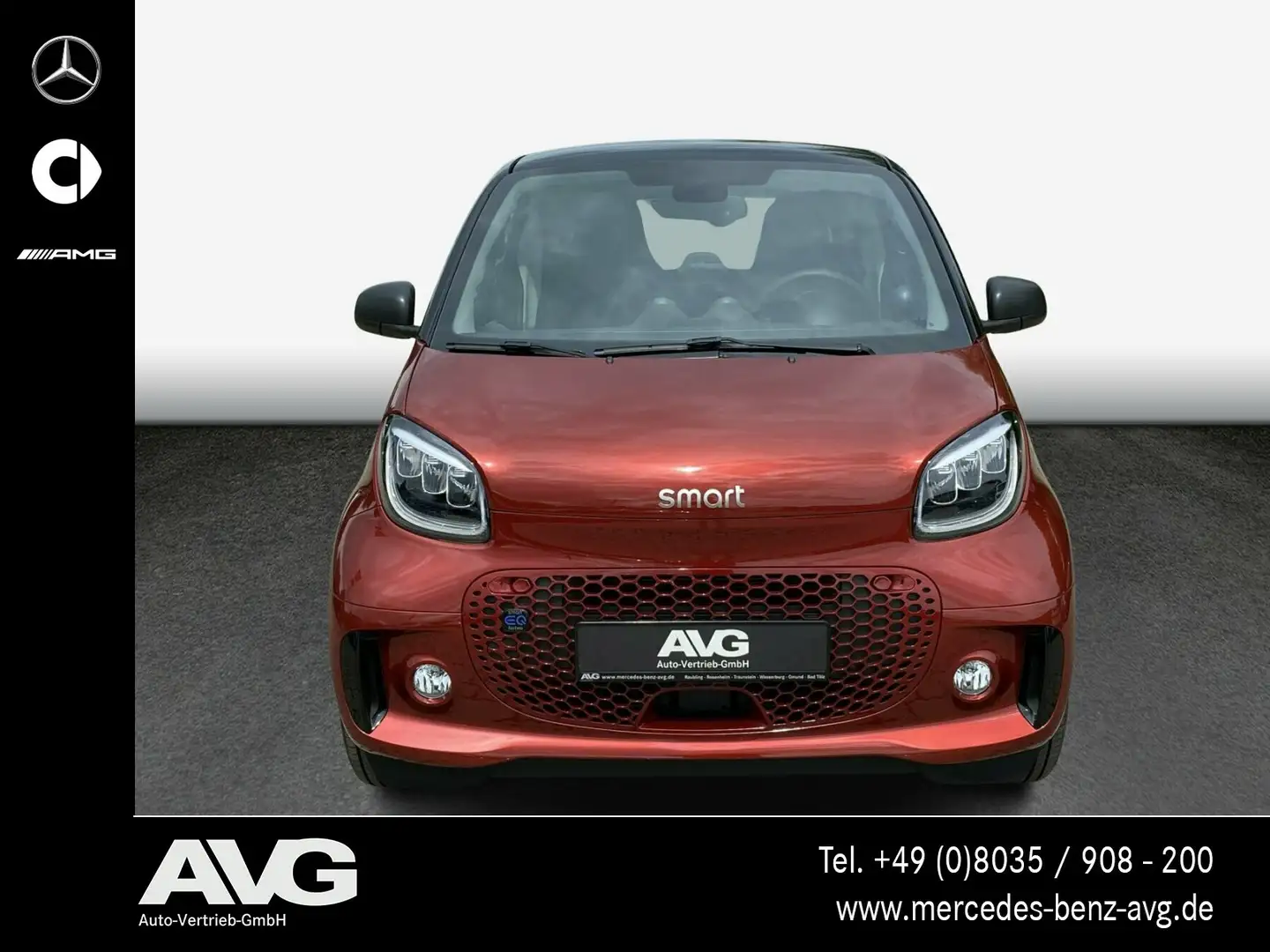 smart forTwo smart EQ fortwo LED Pano Exclusiv DAB 22 kW RDK Rouge - 2