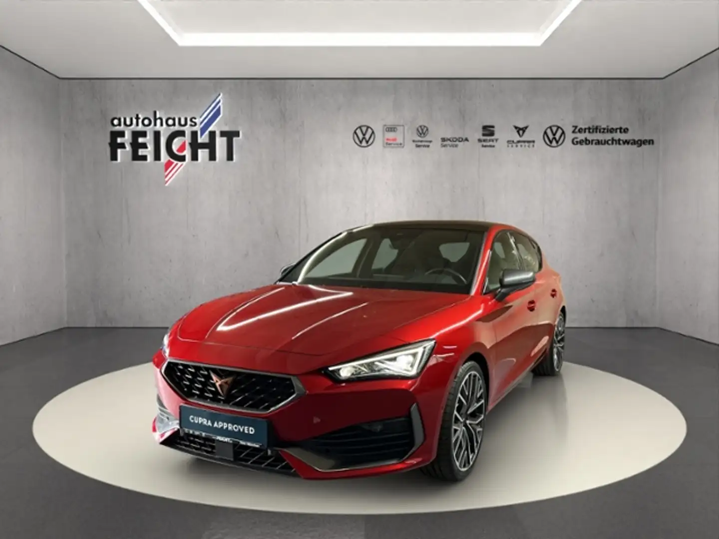 CUPRA Leon 2.0 TSI LED+NAV+PANO+FULL LINK+PARKLENK+ACC Rood - 1