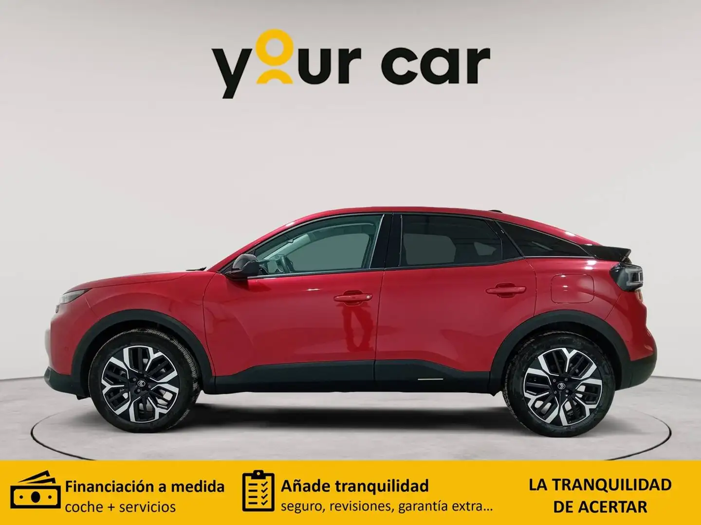 Citroen C4 Hybrid 136 e-DCS6 Max Rojo - 2