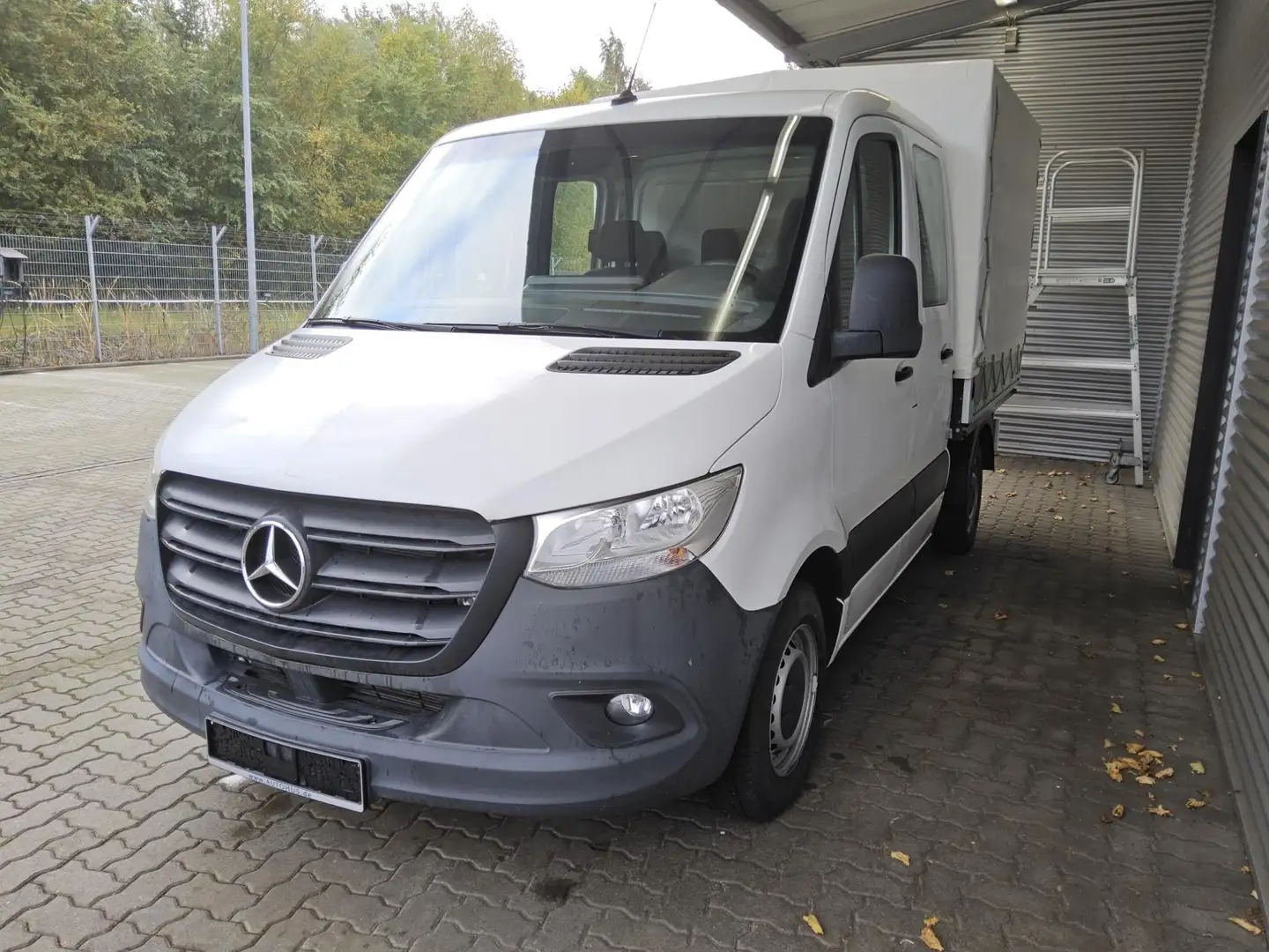 Mercedes-Benz Sprinter -215 Mixto CDI Pritsche DOKA 6-Sitze Aut Blanc - 2