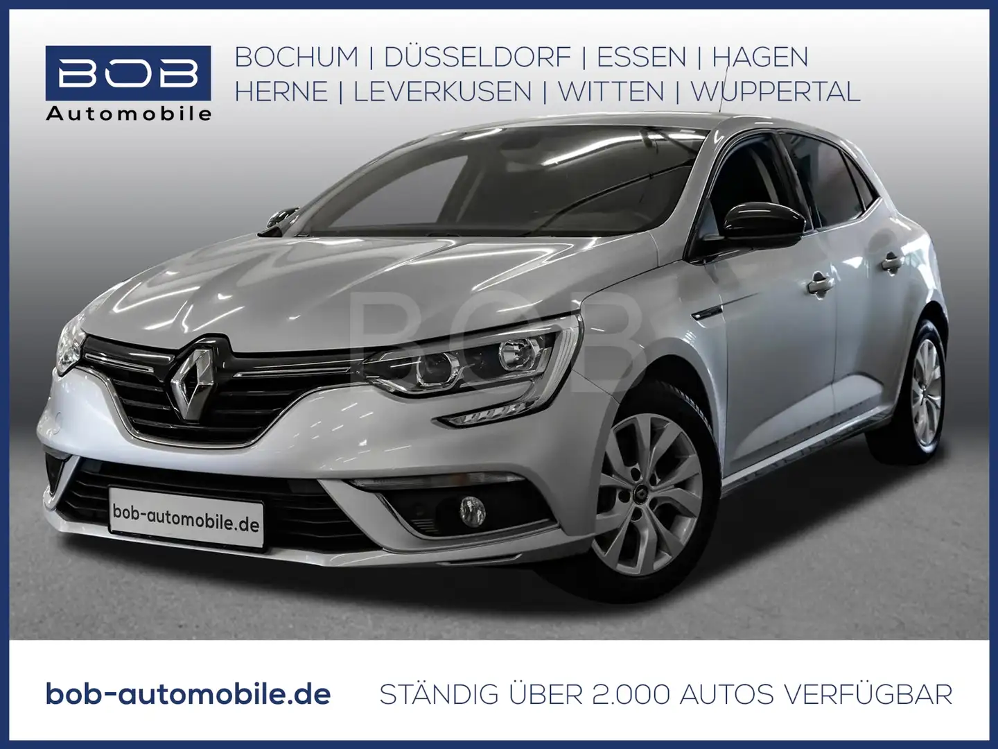 Renault Megane Limited 1.3 TCe 160 GPF SHZ+Klima+Kamera Grau - 1