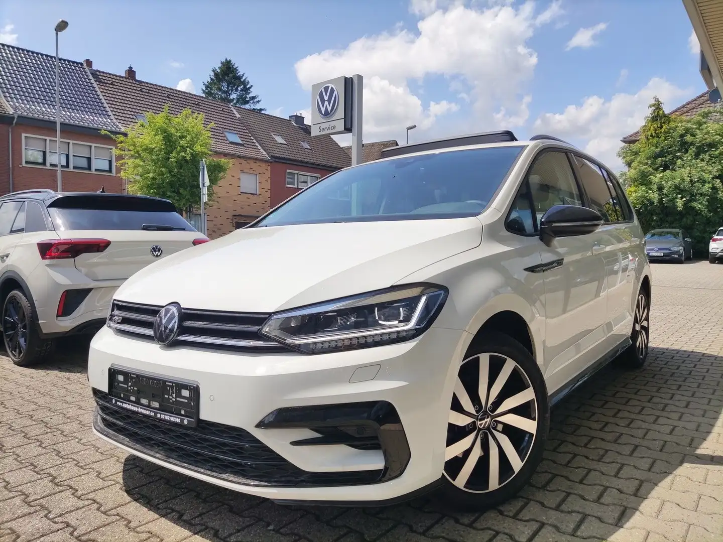 Volkswagen Touran Highline PANO,Kessy,R-Line Black,7-Sitze Blanc - 1