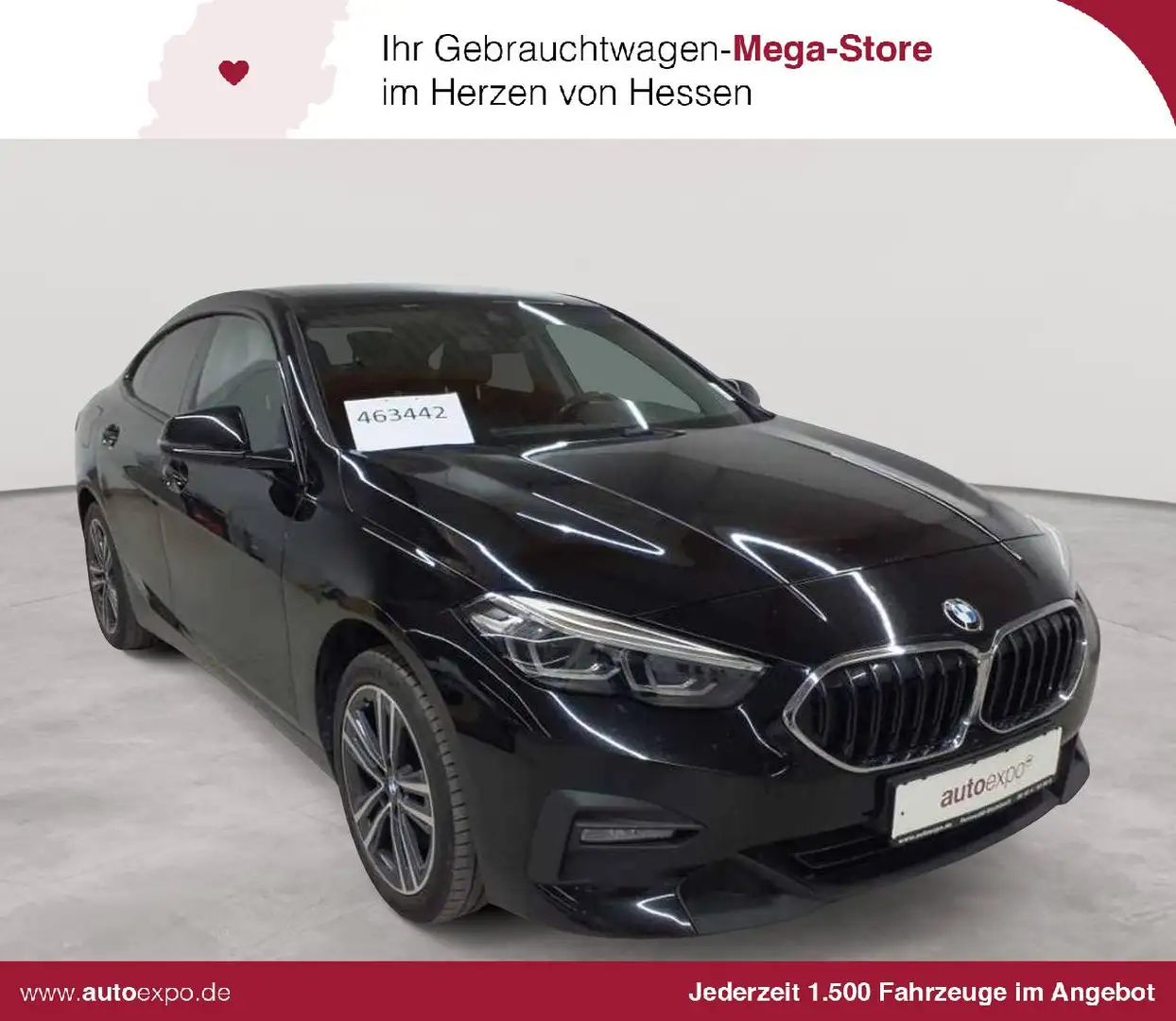 BMW 216 216d Gran Coupe  Aut. Advantage Navi SHZ Noir - 1