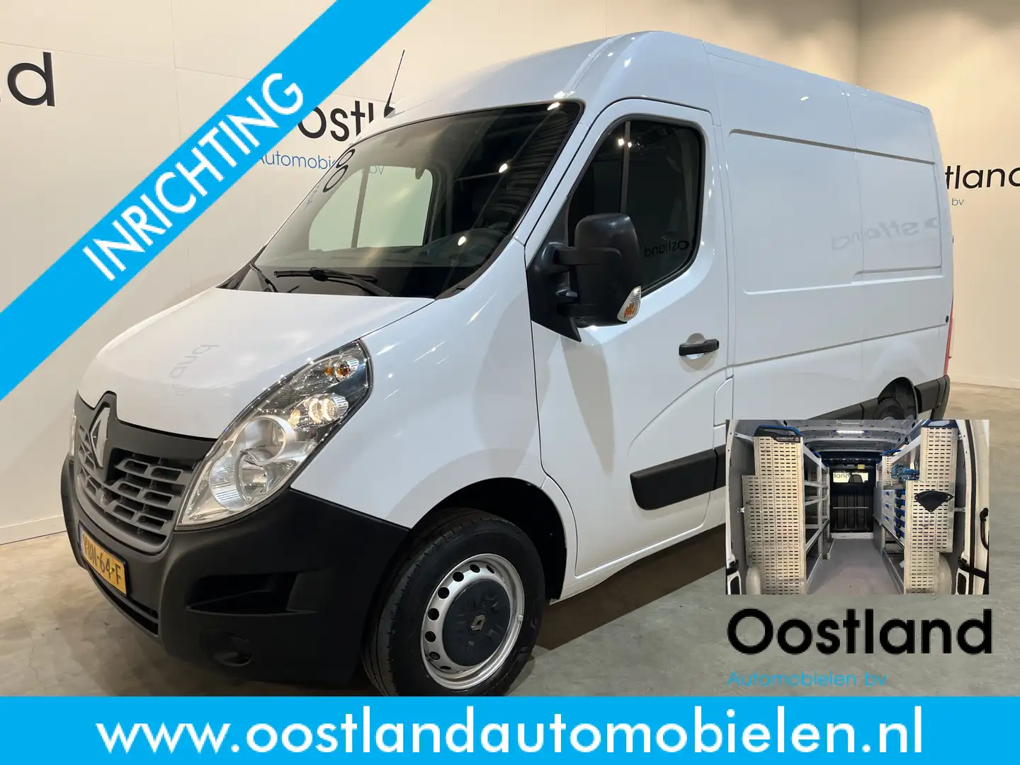 Renault Master 2.3 dCi L1H2 130 PK Servicebus / Sortimo Inrichtin Blanco - 1