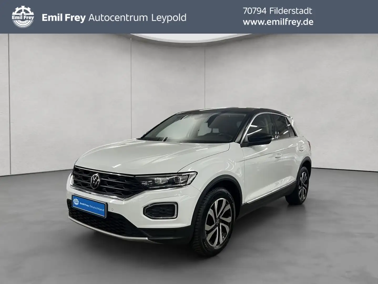 Volkswagen T-Roc 2.0 TDI 4MOTION DSG Navi Weiß - 1
