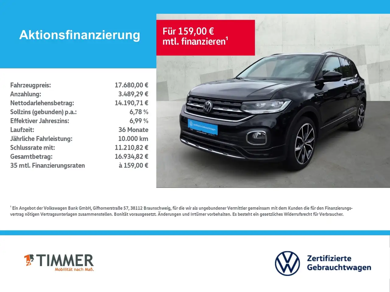 Volkswagen T-Cross 1.0 TSI Style DSG *R-LINE*KAMERA*NAVI*ACC, миниатюра 2