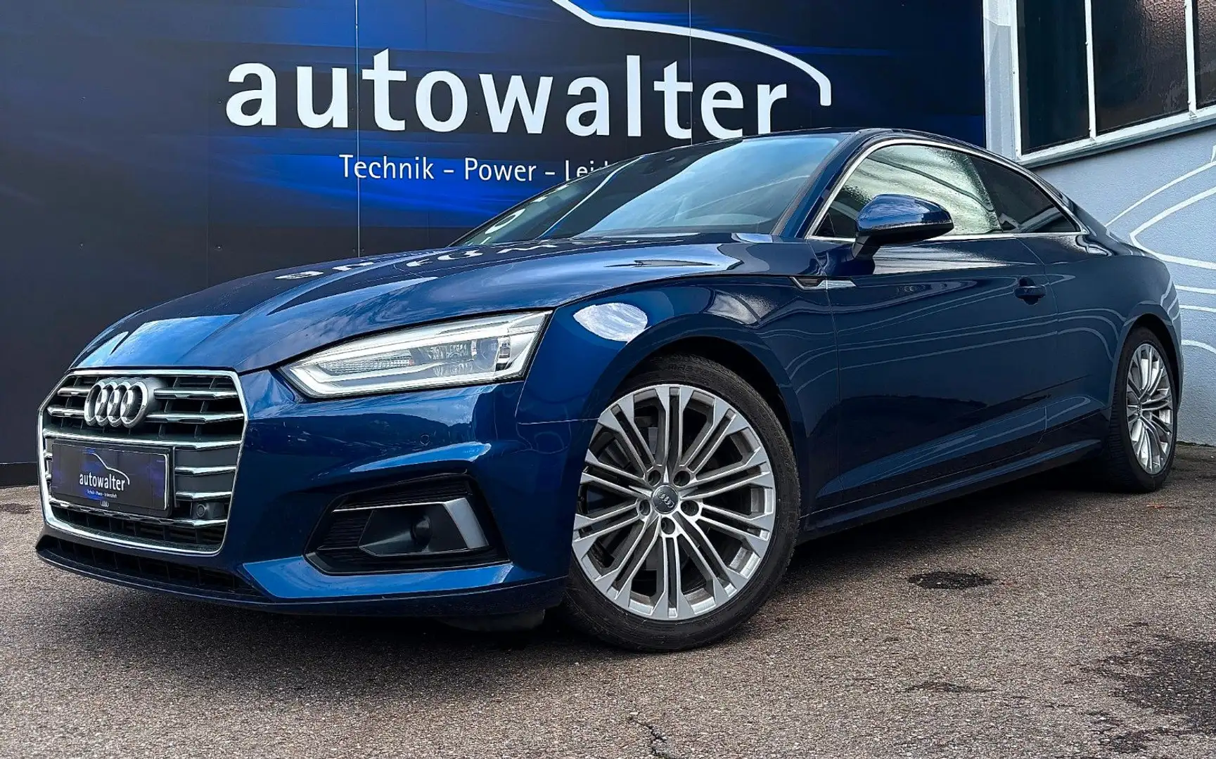 Audi A5 Coupe sport  S - Line Azul - 1