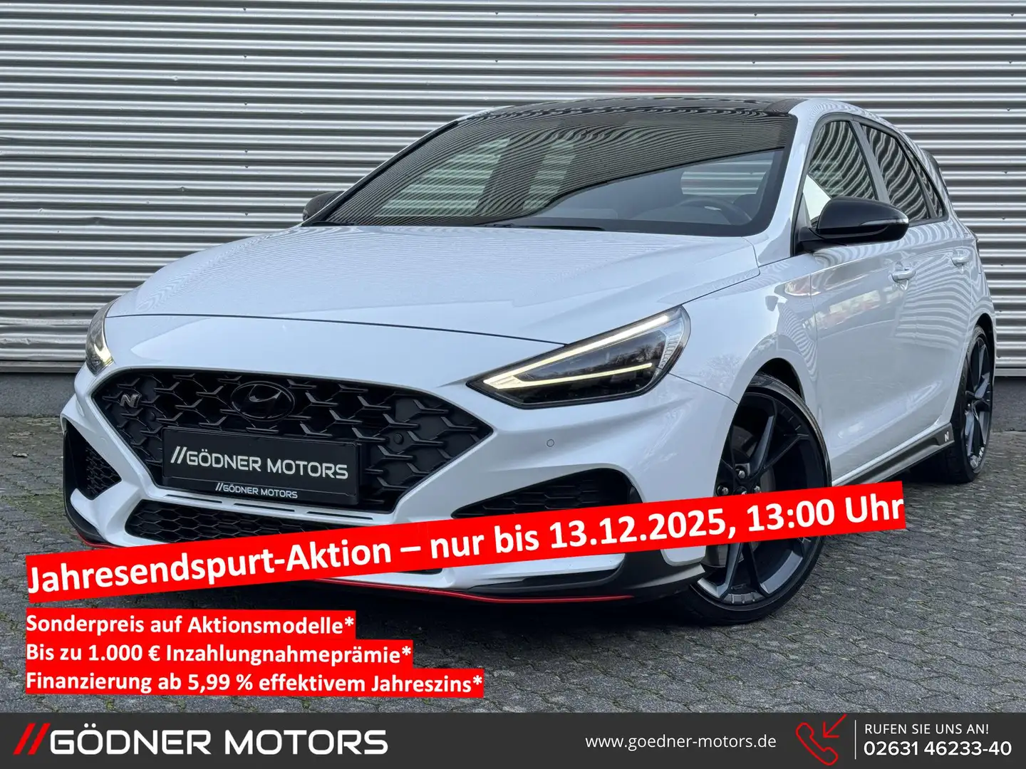 Hyundai i30 N 2.0 T-GDI Performance 1.HAND/DE-FHZ/SCHALEN/F... Blanc - 1