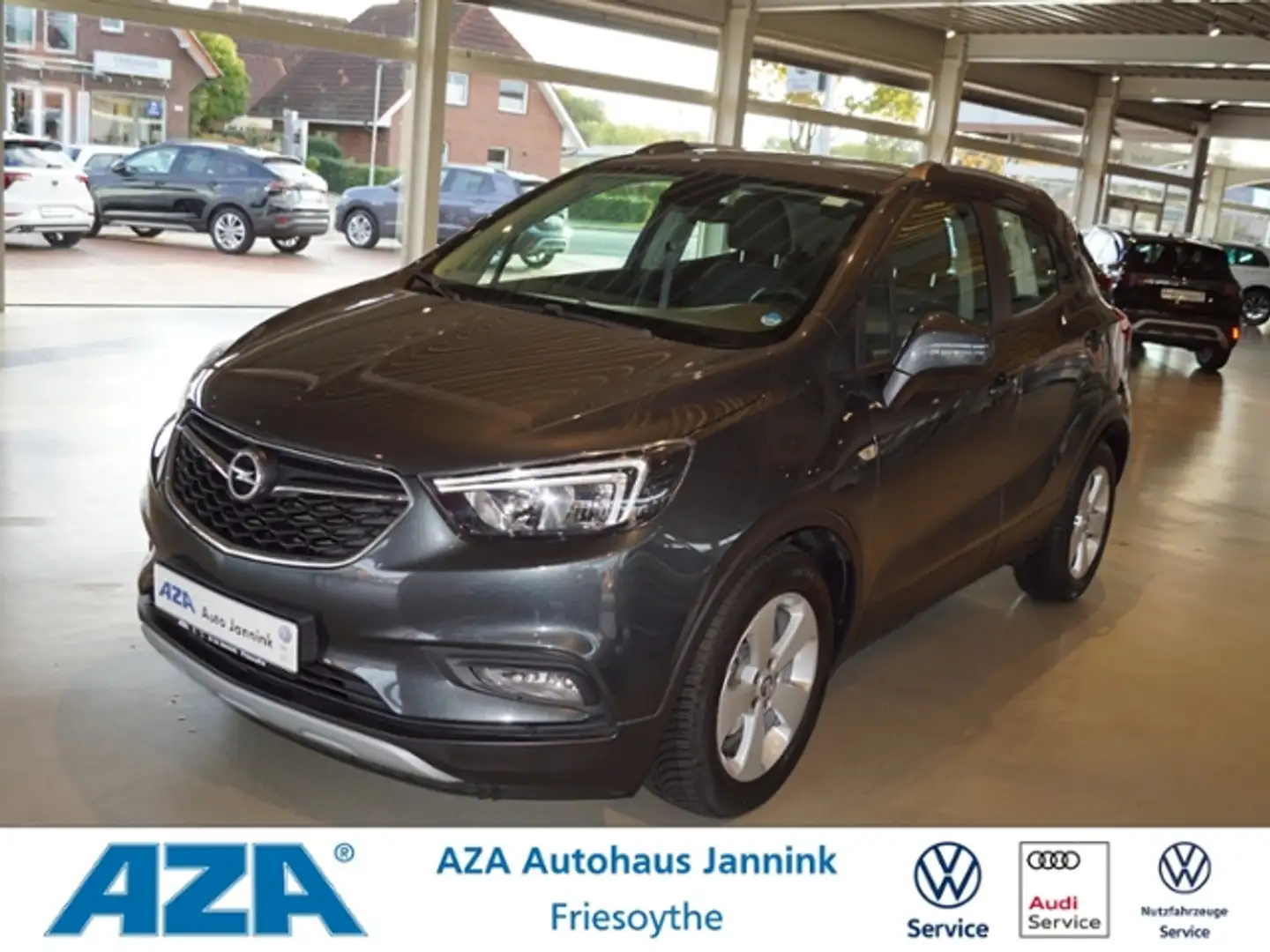 Opel Mokka X 1.4 Turbo Edition Aut. *Klima*MFL*eFh*GRA*Intel Gris - 1