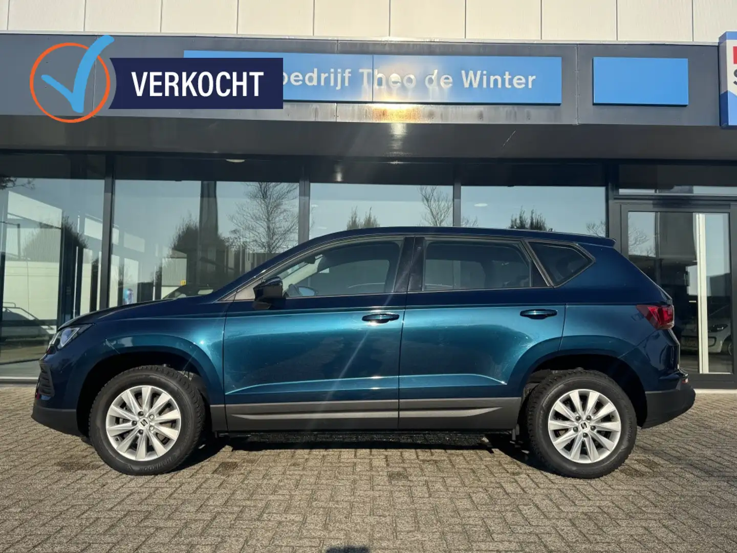 SEAT Ateca 1.0 TSI Reference| LED, Clima, Navi, Cruise, CarPl Blauw - 2