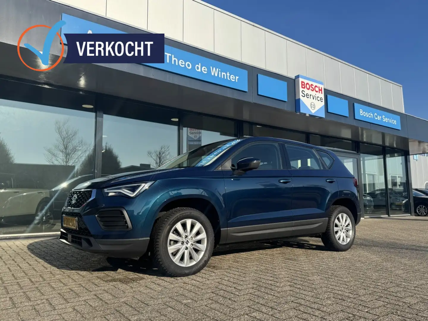 SEAT Ateca 1.0 TSI Reference| LED, Clima, Navi, Cruise, CarPl Blauw - 1