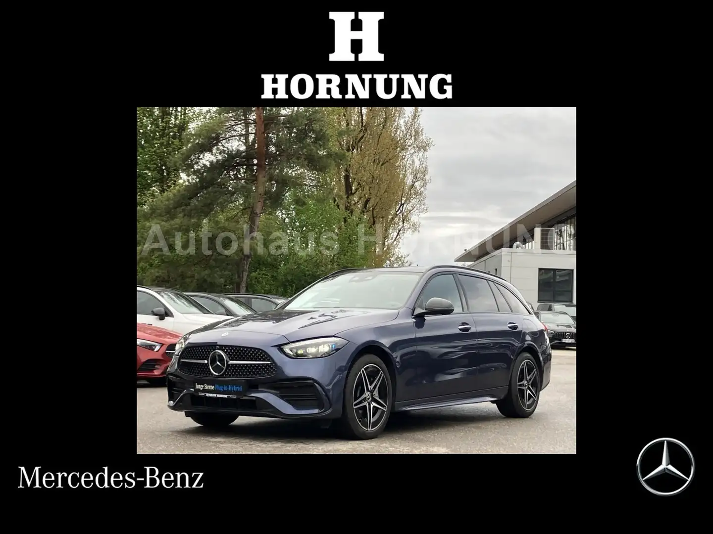 Mercedes-Benz C 300 C 300 e T AMG DIGITALL 360° MEMORY DISTR KEYLES Blauw - 1