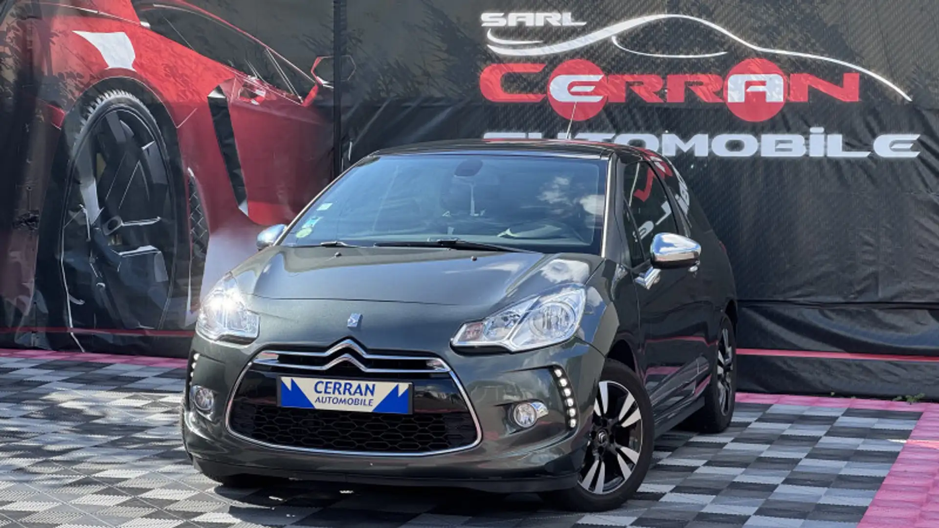 Citroen DS3 1.6 HDI90 (92) FAP  SO CHIC Gris - 1