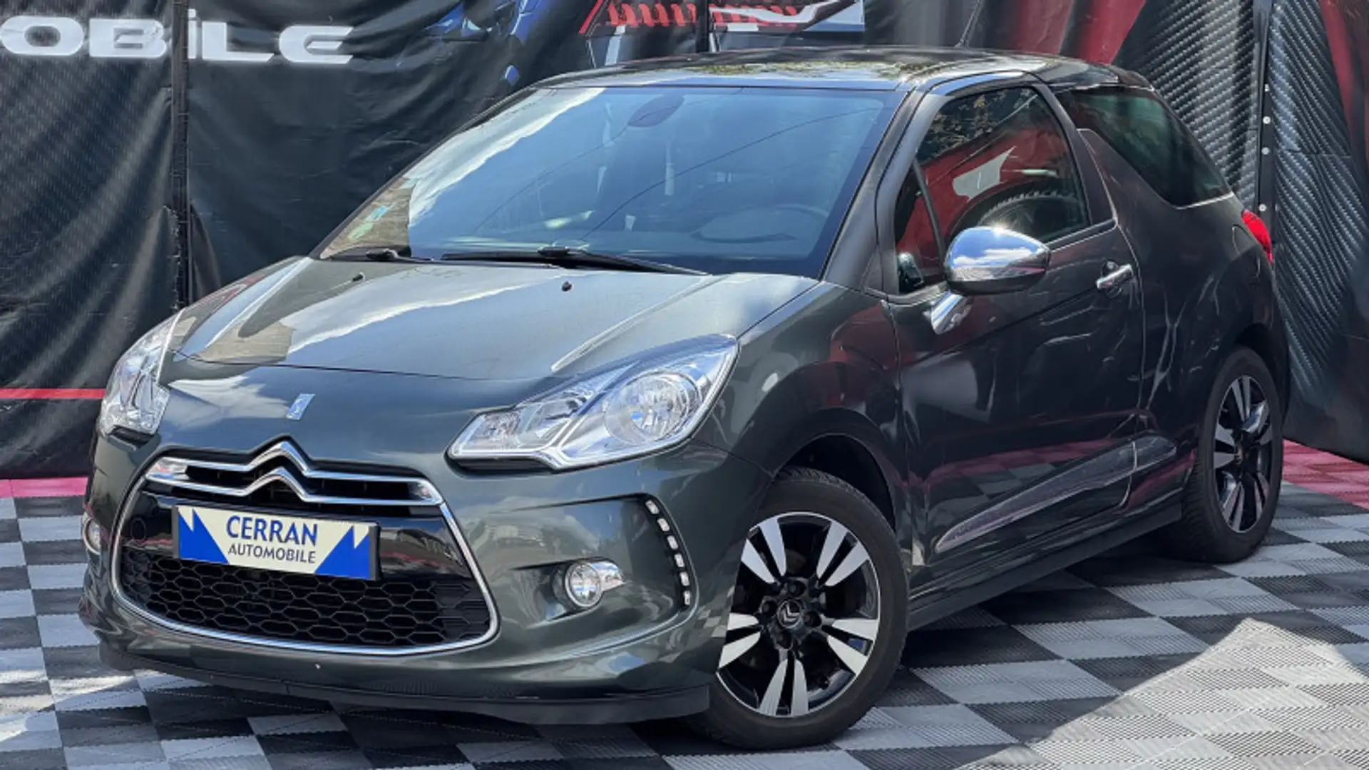 Citroen DS3 1.6 HDI90 (92) FAP  SO CHIC Gris - 2