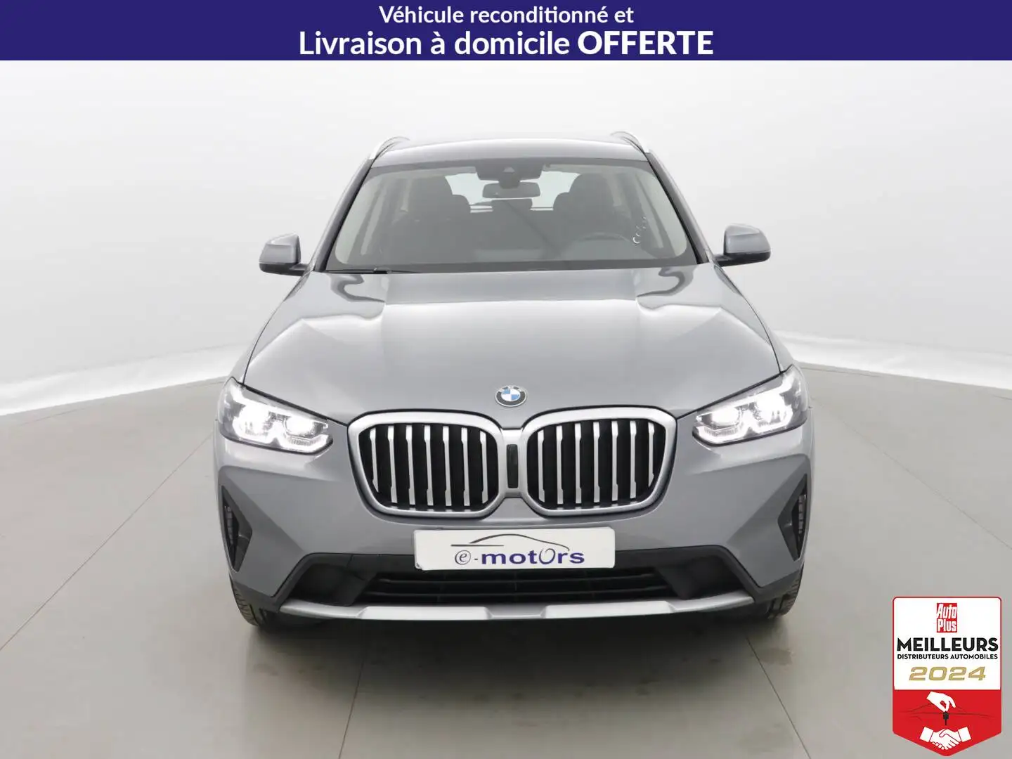 BMW X3 X3 sDrive 18d 150 BVA8 xLine +Cuir +GPS Blanc - 2