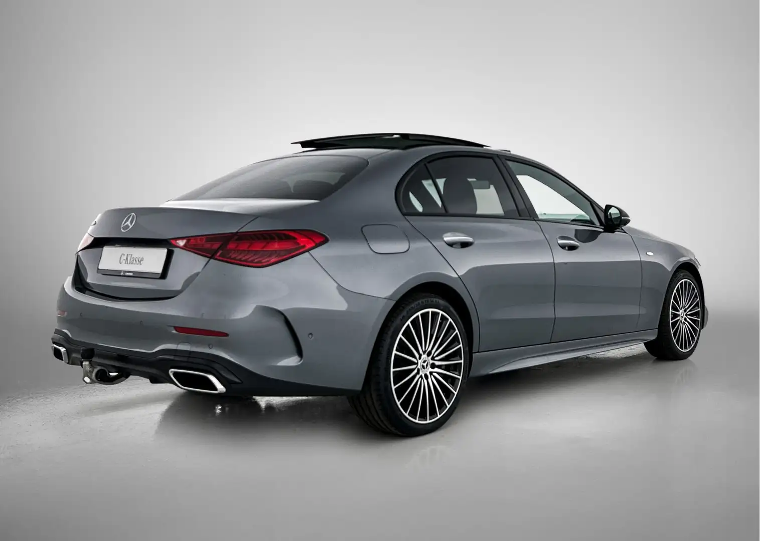 Mercedes-Benz C 300 e Business Solution AMG | Trekhaak | Nightpakket | Zilver - 2