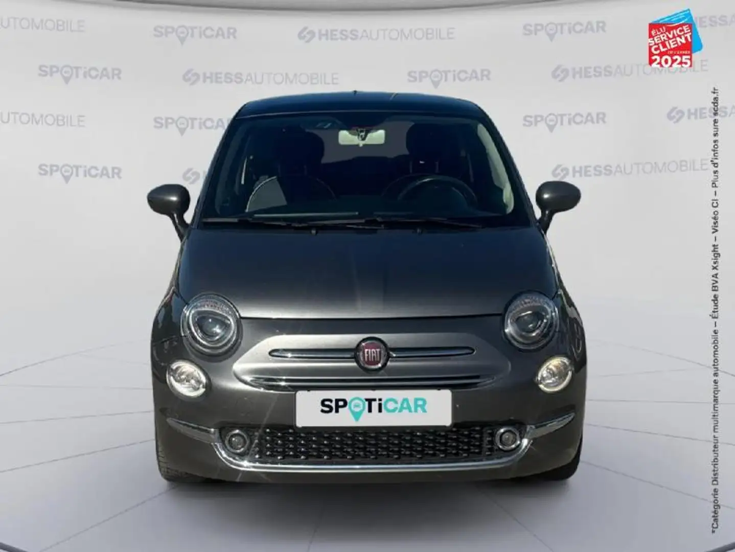 Fiat 500e 1.2 8v 69ch Eco Pack Lounge Euro6d TPano Gri - 2